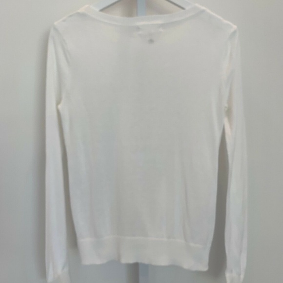 FOREVER 21 WHITE CREW NECK PULLOVER KNIT SWEATER S - Picture 4 of 16